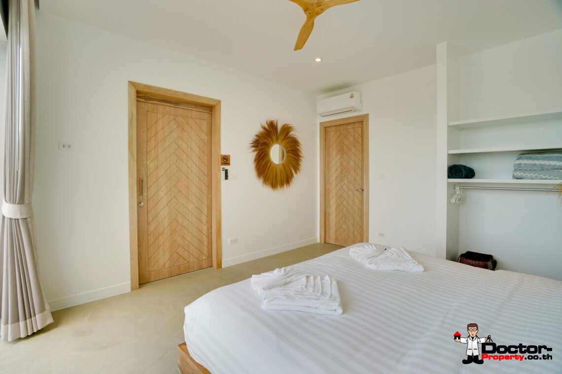 Modern 3 Bedroom Pool Villa with Sea View in Bo Phut, Koh Samui – For Sale